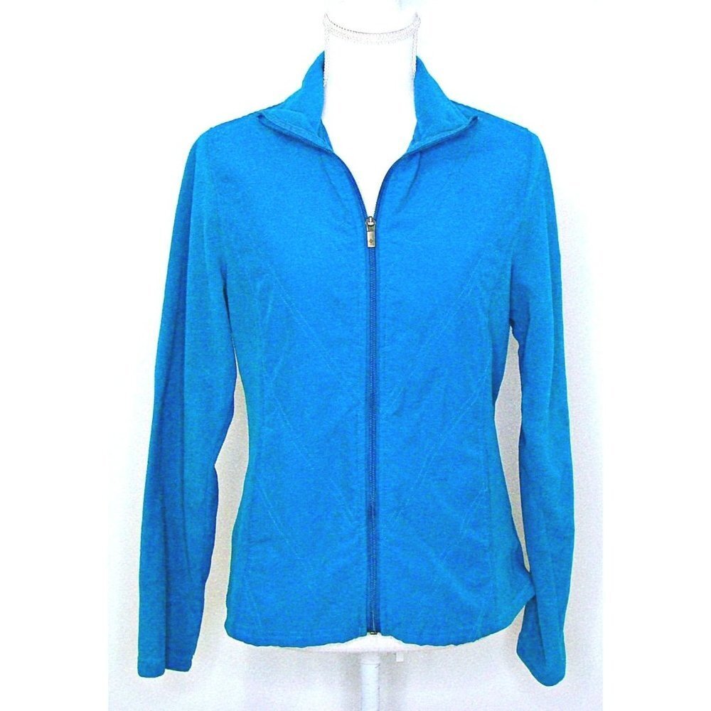 Columbia Fitted Full Zip Quilted Nylon Bodice Coat